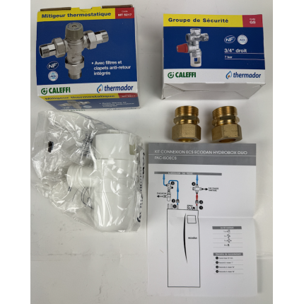 KIT DE RACCORDEMENT ECS ECODAN MITSUBISHI Réf:PACISOECS
